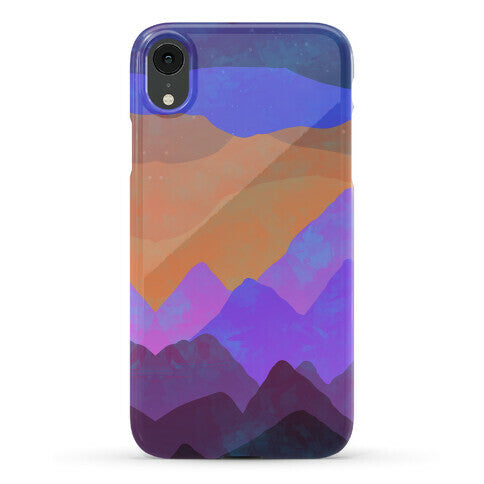 Abstract Mountain Sunset Phone Case